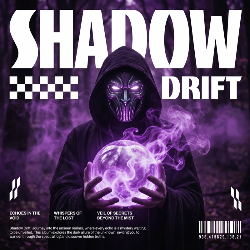 AI-generated album cover — dark mystic