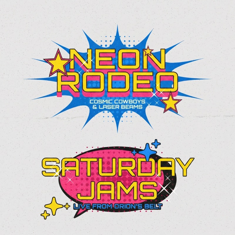 AI-generated album cover — retro pop comic