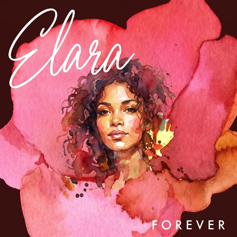 AI-generated album cover — watercolor portrait