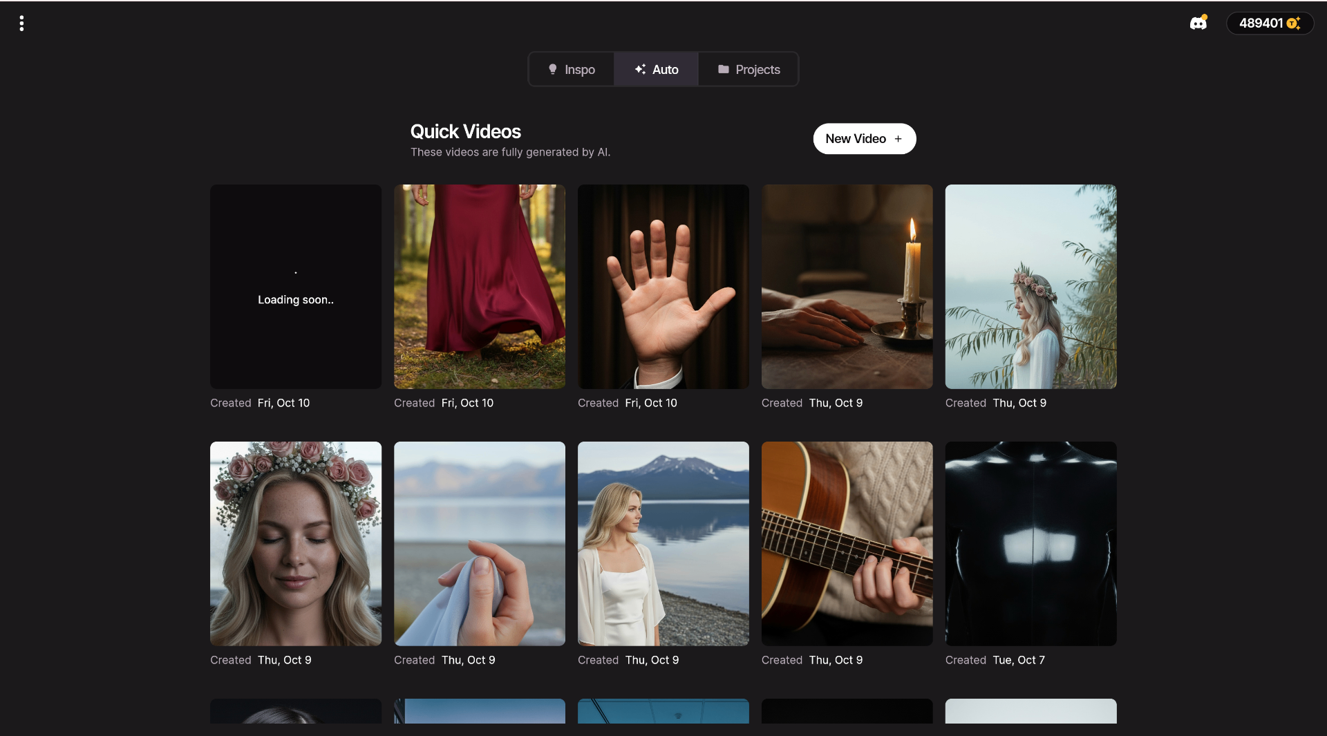 AI Music Video Generator - Quick Videos Gallery