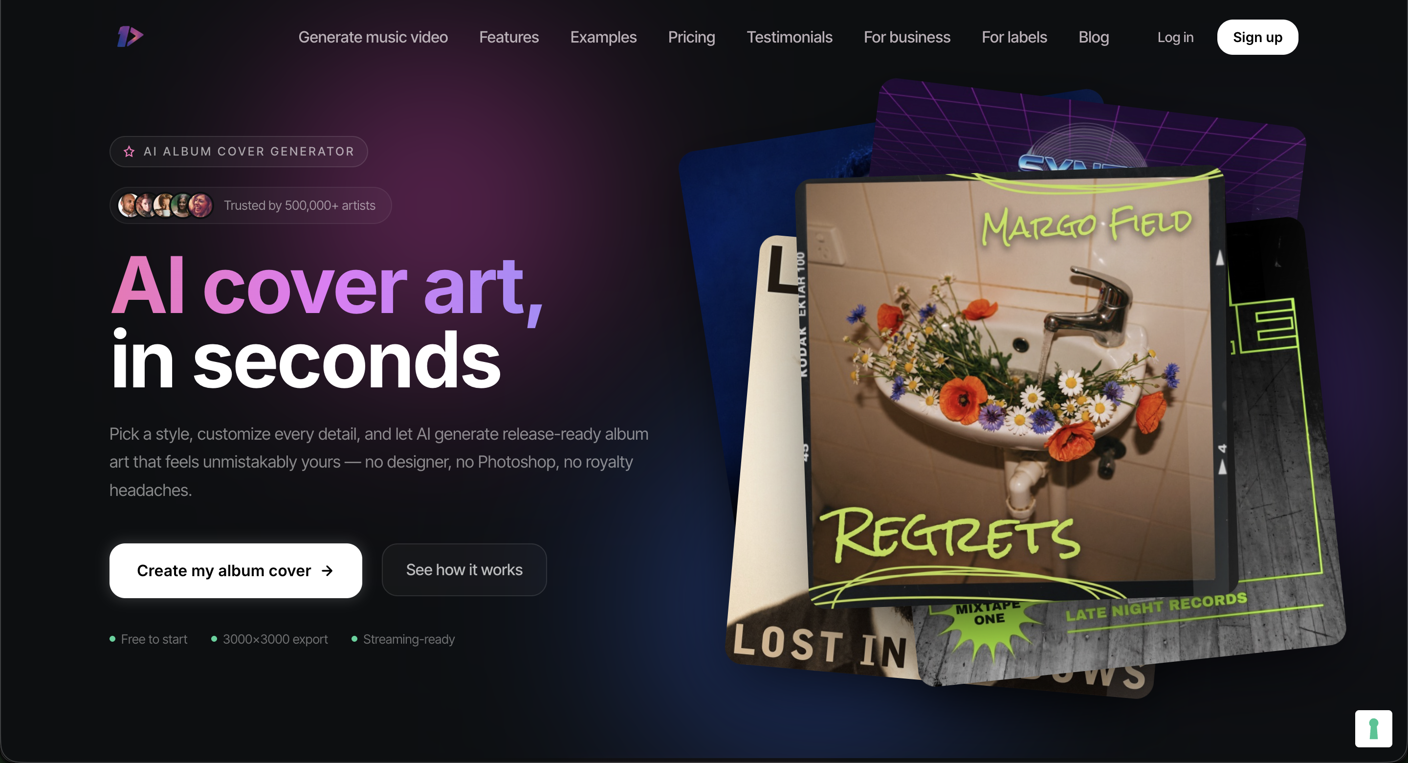 One More Shot AI — Homepage screenshot 1